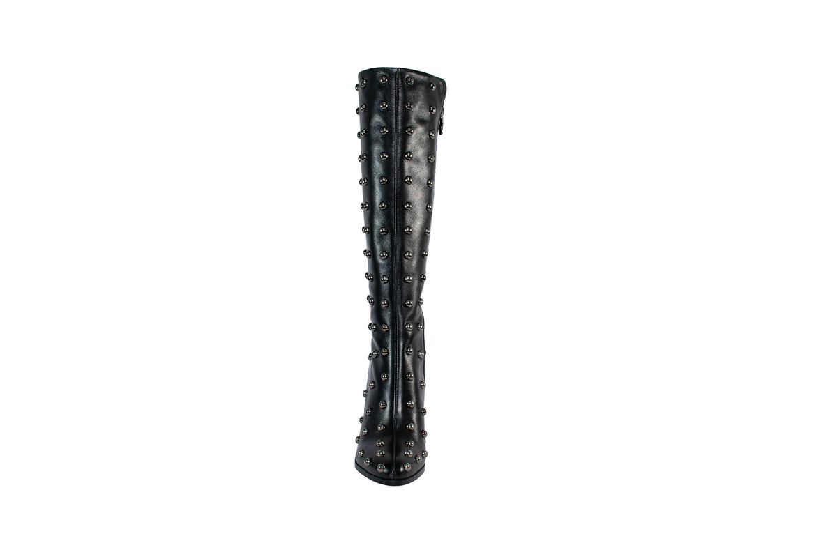 Botas Altas de Cuero Negro DISCO